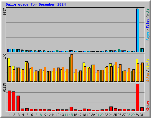 Usage Statistics for mhostings.com - December 2024