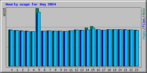 Hourly usage for May 2024